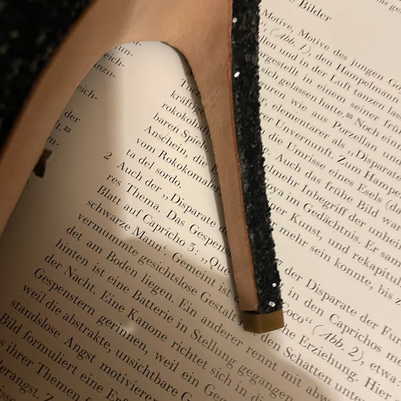 Jerome C Rousseau Black Glitter Pumps - Picture 4 of 6